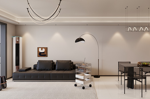 云锦园 110平 现代黑白灰